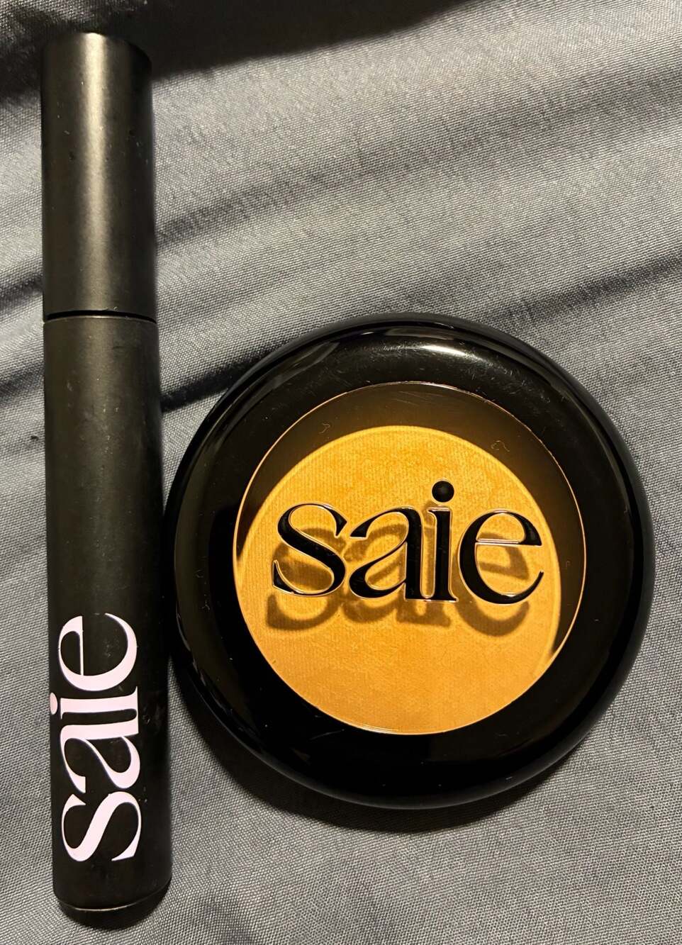Saie Slip Tint Undetectable Baked Setting Powder + Saie mascara NWOT- new no box